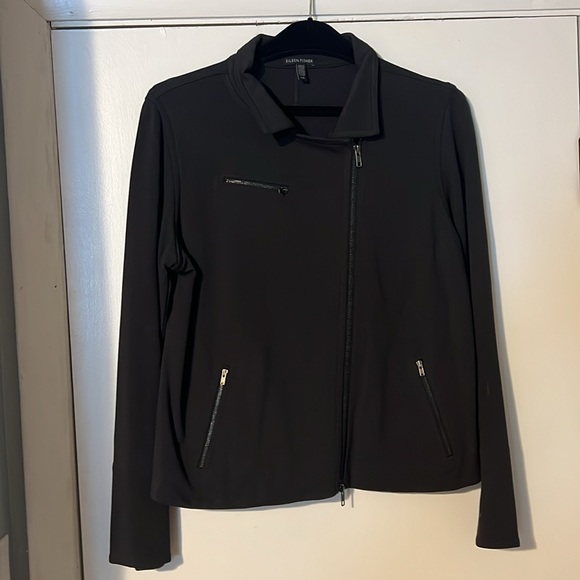 Eileen Fisher Moto Jacket - Picture 2 of 8